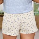  Bluebell Cottage Floral Denim Shorts