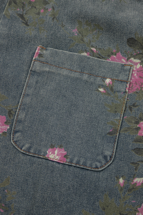 Rosewood Garden Denim Jumpsuit