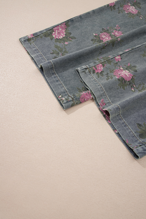 Rosewood Garden Denim Jumpsuit