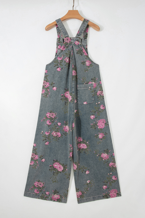 Rosewood Garden Denim Jumpsuit