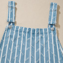  Bluebell Drift Distressed Denim Overalls