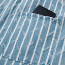  Bluebell Drift Distressed Denim Overalls