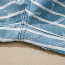  Bluebell Drift Distressed Denim Overalls