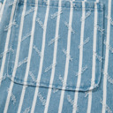  Bluebell Drift Distressed Denim Overalls