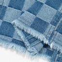  Denim Checkboard Breeze Shift Dress