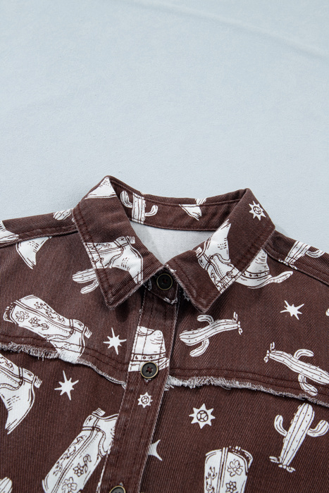 Desert Rodeo Charm Shirt Dress
