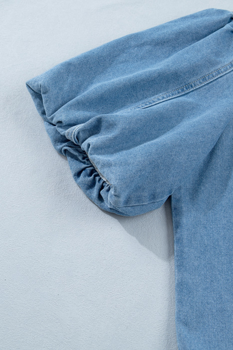 Bluebell Breeze Denim Babydoll Dress
