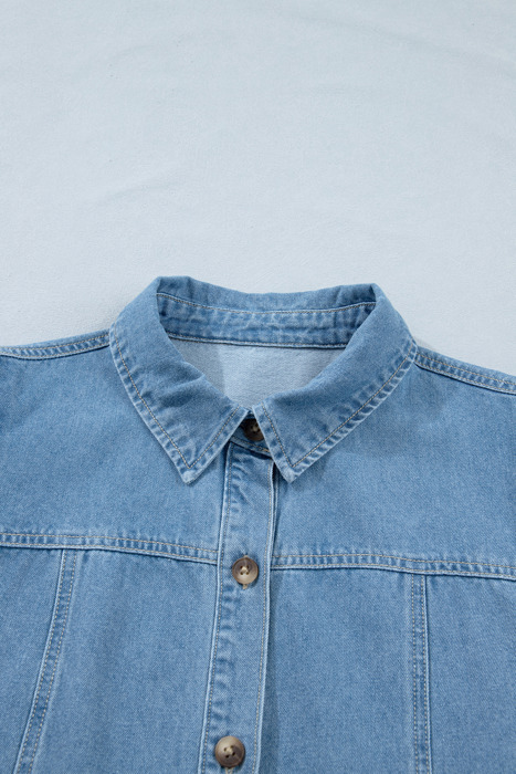 Bluebell Breeze Denim Babydoll Dress
