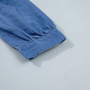  Blue Belle Zip Denim Midi Dress