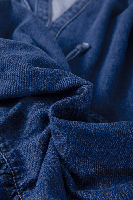 Indigo Ease Denim Mini Dress
