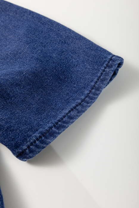 Indigo Ease Denim Mini Dress