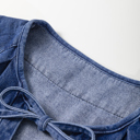  Indigo Ease Denim Mini Dress