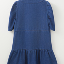  Indigo Ease Denim Mini Dress