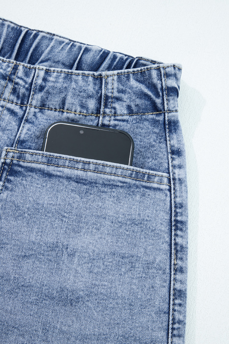 Breeze Cargo Denim Barrel Pants