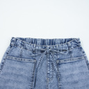  Breeze Cargo Denim Barrel Pants