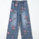  Blushing Garden Wide Leg Pants