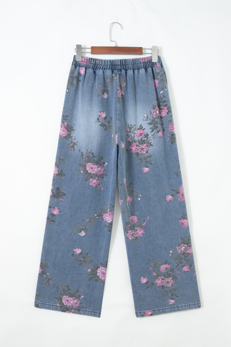 Blushing Garden Wide Leg Pants