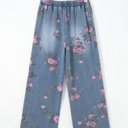  Blushing Garden Wide Leg Pants