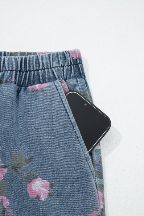 Blushing Garden Wide Leg Pants