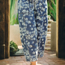  Bluebell Bloom Barrel Leg Pants