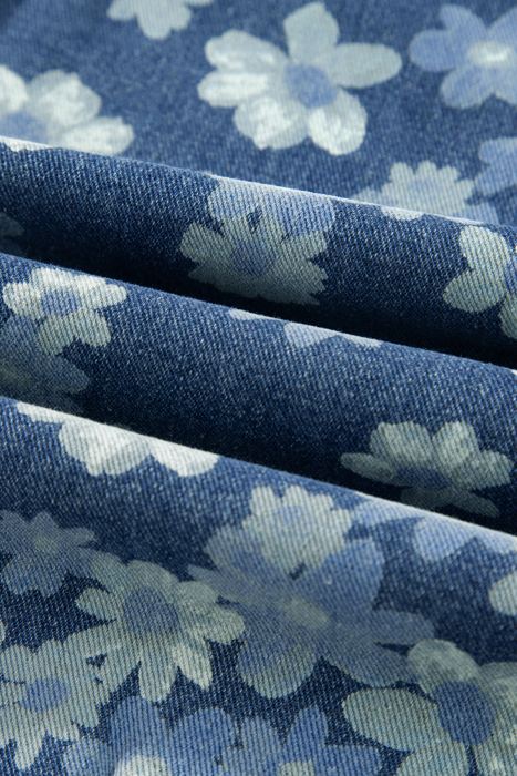 Bluebell Bloom Barrel Leg Pants