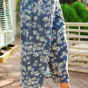  Bluebell Bloom Barrel Leg Pants
