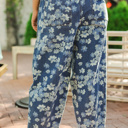  Bluebell Bloom Barrel Leg Pants