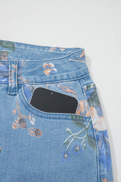 Meadowlight Floral Wide Leg Jeans