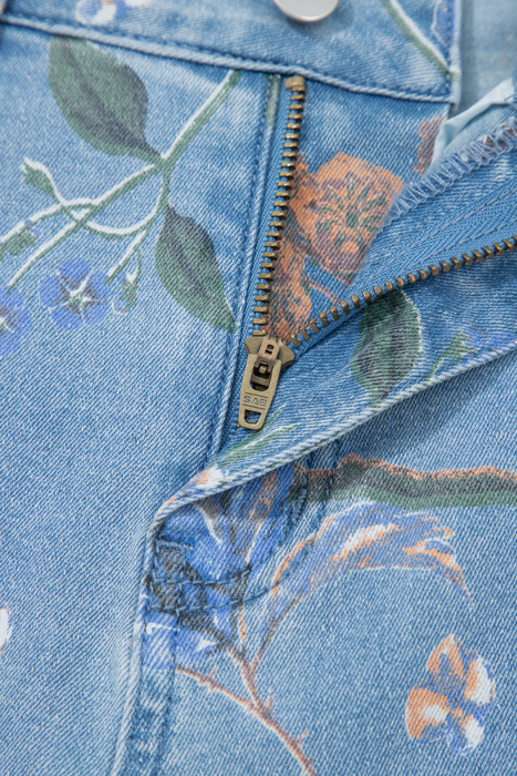 Meadowlight Floral Wide Leg Jeans