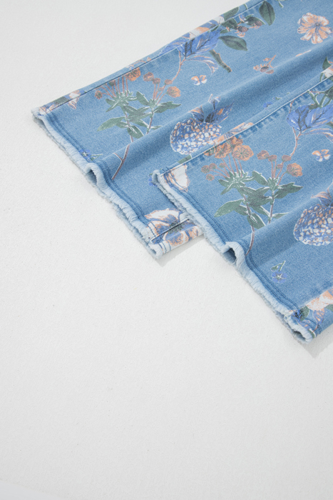 Meadowlight Floral Wide Leg Jeans