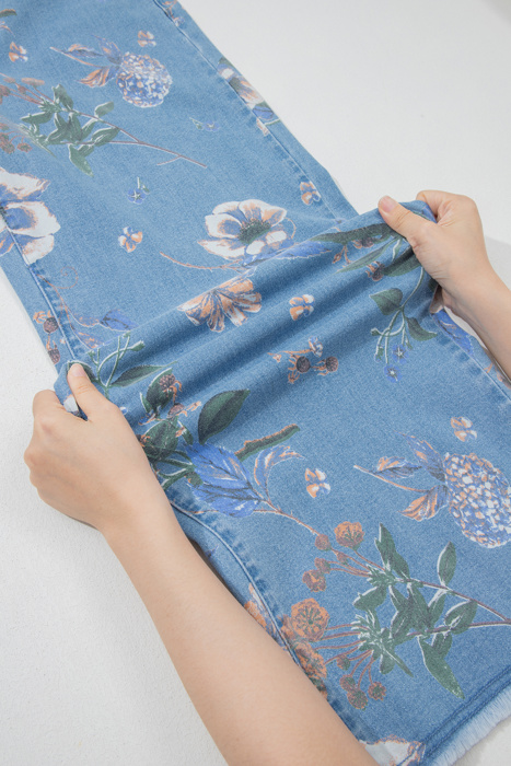 Meadowlight Floral Wide Leg Jeans