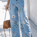  Meadowlight Floral Wide Leg Jeans