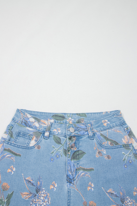 Meadowlight Floral Wide Leg Jeans