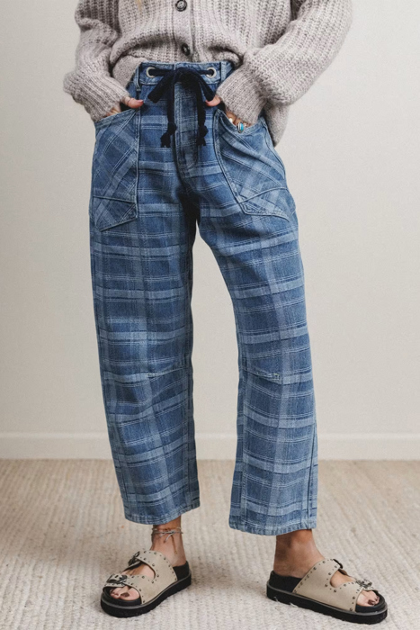 Blue Ridge Plaid Drawstring Pants