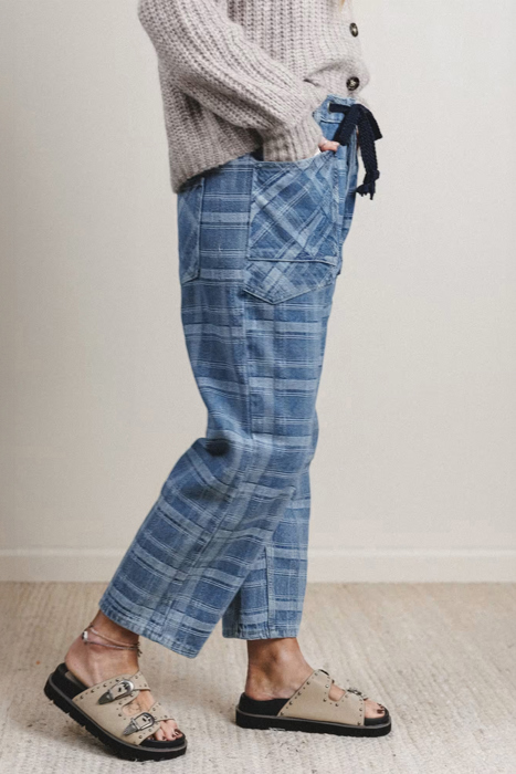 Blue Ridge Plaid Drawstring Pants