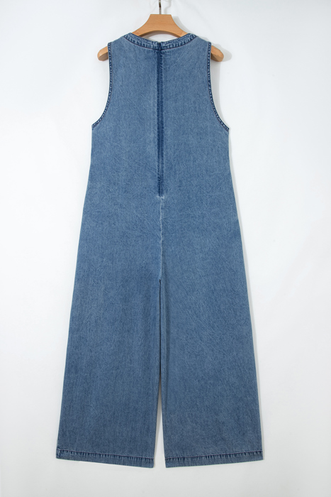 Blue Ridge Wanderer Denim Jumpsuit