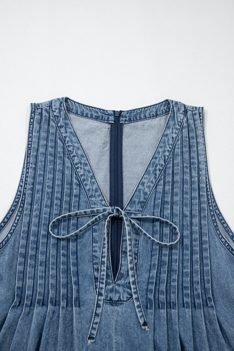 Blue Ridge Wanderer Denim Jumpsuit