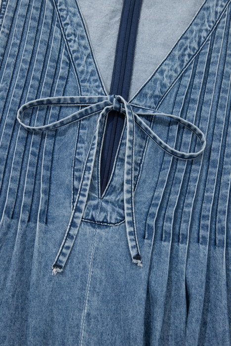 Blue Ridge Wanderer Denim Jumpsuit