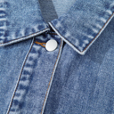  Denim Cargo Crop Vest