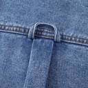  Denim Cargo Crop Vest