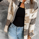  Mocha Patchwork Shacket