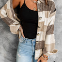  Mocha Patchwork Shacket