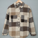  Mocha Patchwork Shacket