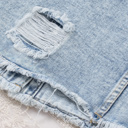  Rebel Edge Distressed Denim Jacket