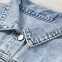  Rebel Edge Distressed Denim Jacket