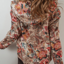  Boho Bloom Sherpa Jacket