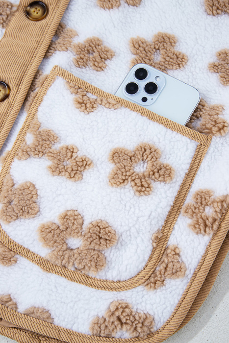 Daisy Dreams Sherpa Jacket