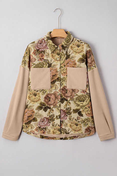 Garden Whimsy Patchwork Shacket