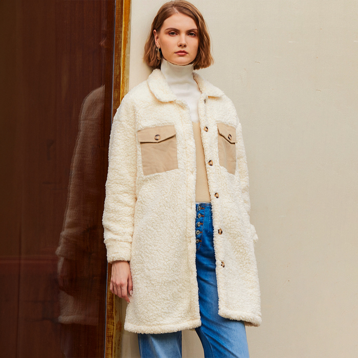 Alpine Whisper Sherpa Coat