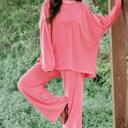  Strawberry Sunday Striped Lounge Set